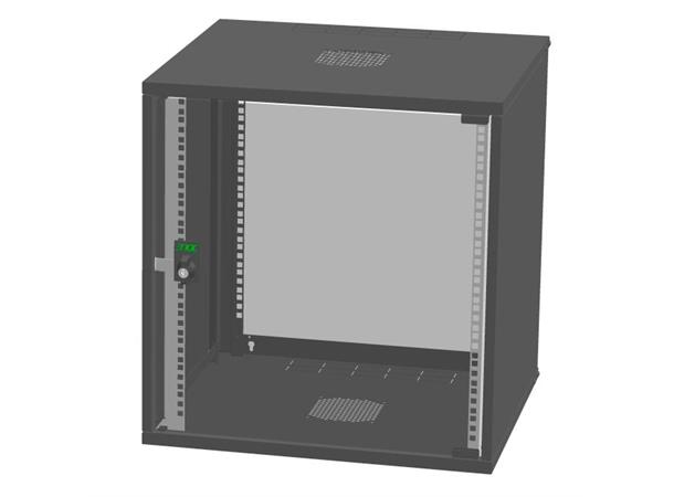 Enoc W3 väggskåp 550x400x581 svart 12HE 